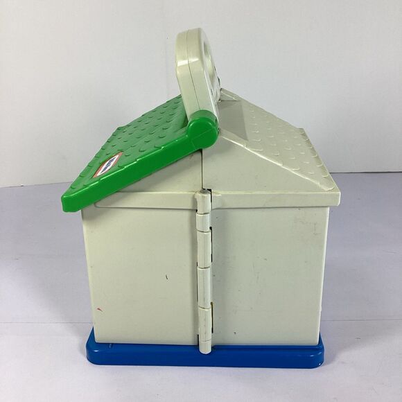 Vintage Little Tikes Cozy Cottage House Carry Case Beds People Dog - Picture 13 of 16